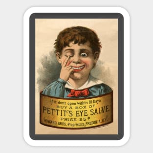 Pettit Eye Salve Sticker